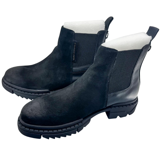 Botas de Cuero Negro para Hombre