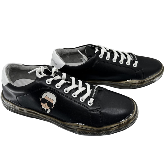 Zapatillas Bajas de Cuero con Logo de Goma para Hombre