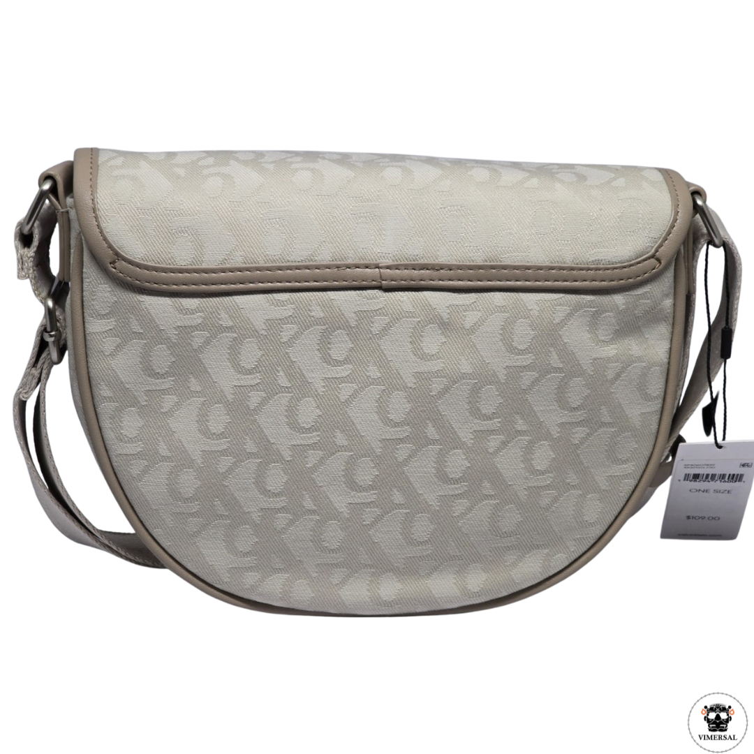 Bolso Bandolera Jacquard con Logo All Day Calvin Klein