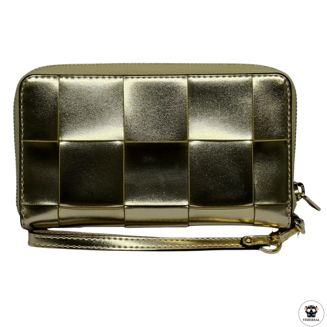 Cartera de Mano Metálica Michael Kors Jet Set