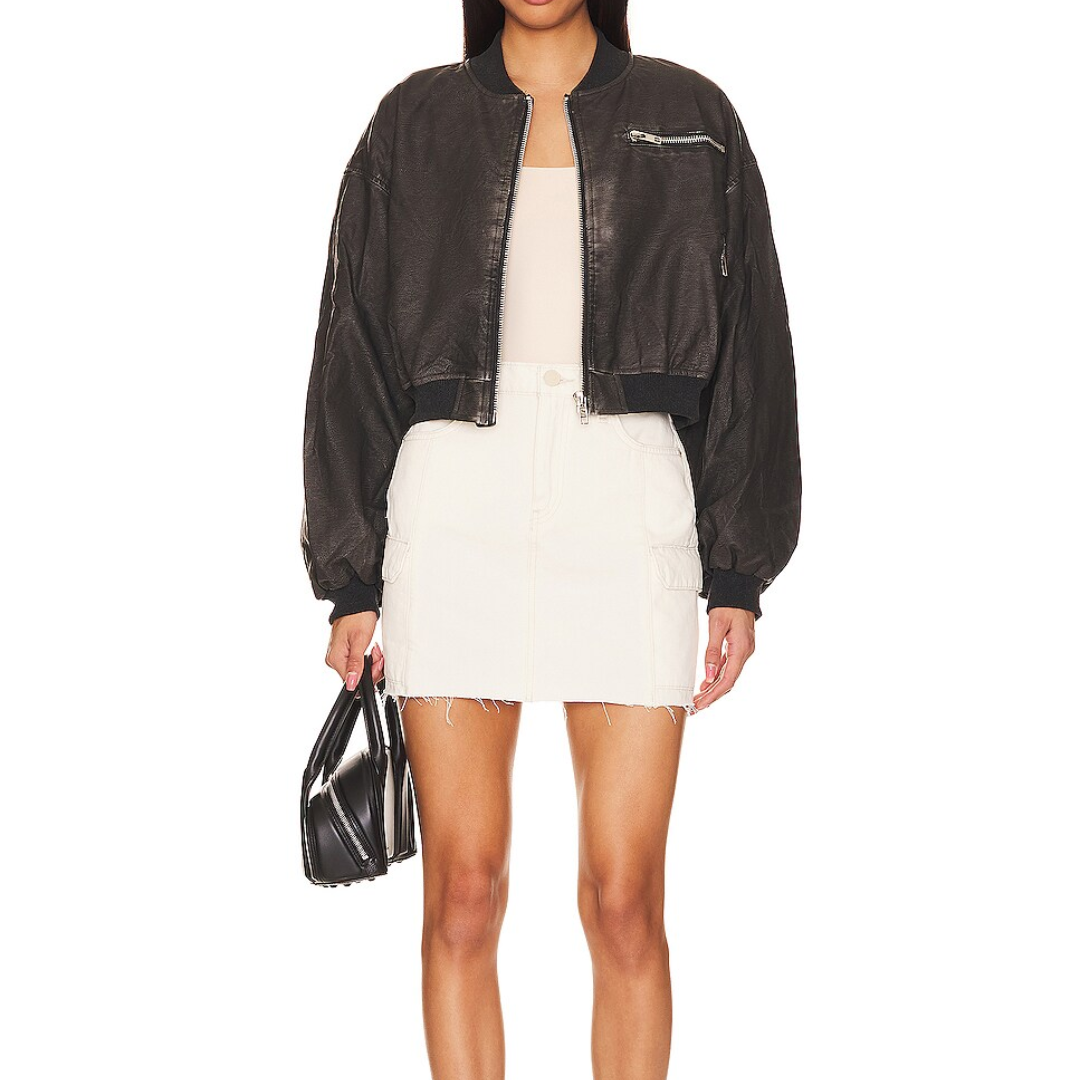 Falda Cargo Viper Color Blanco Hueso