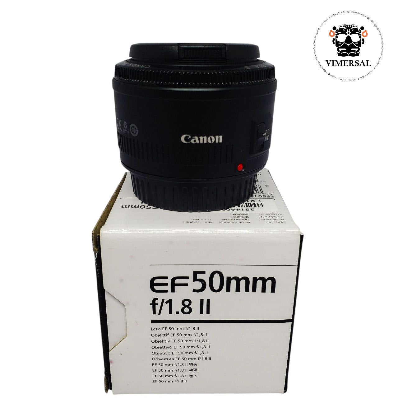 Lente Canon EF 50mm f/1.8 II Nuevo