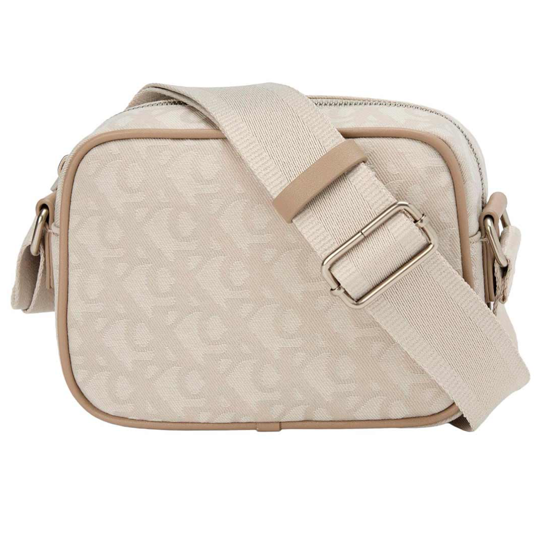 Bolso Bandolera Jacquard con Logo All Day Calvin Klein