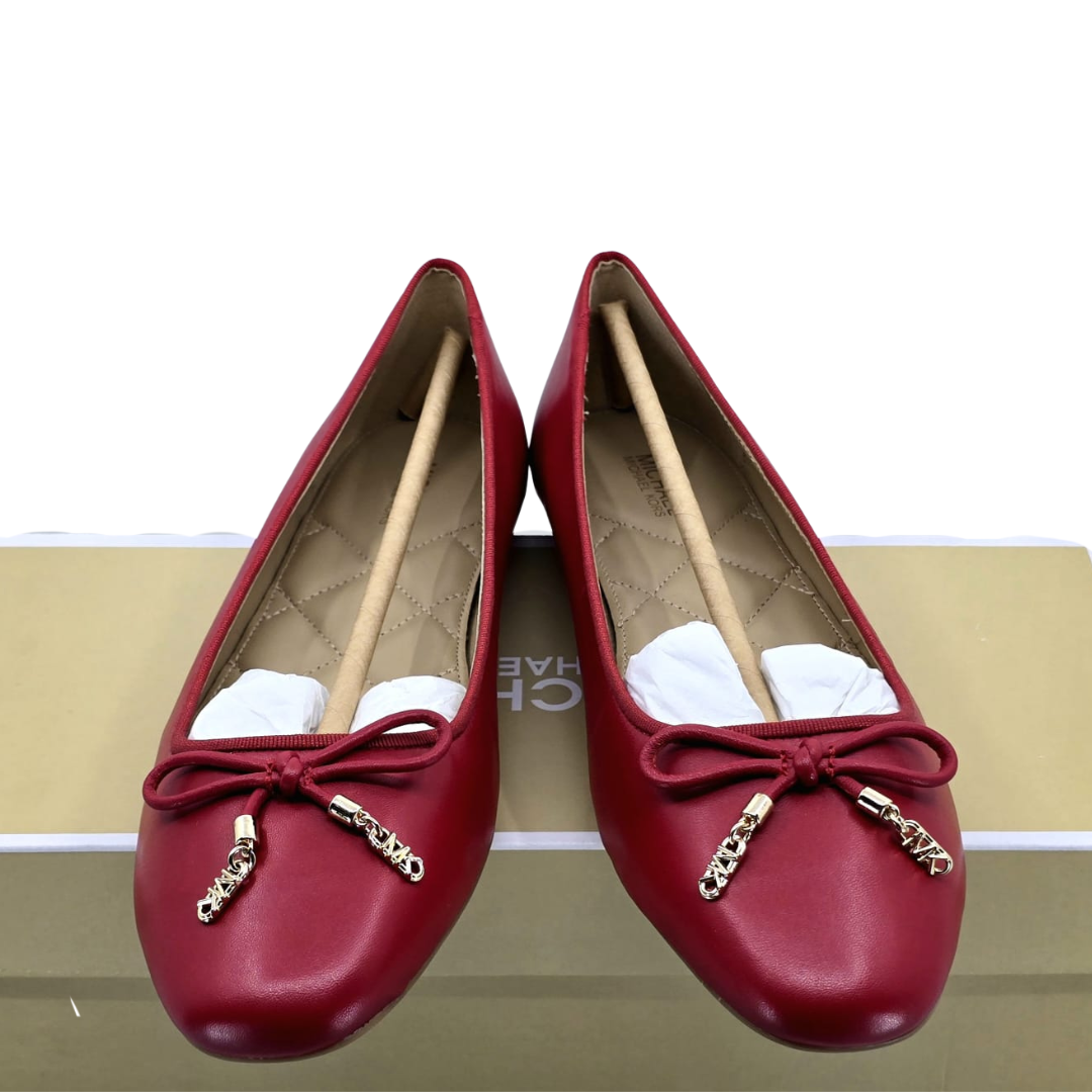 Bailarinas Plana Nori de Cuero Michael Kors