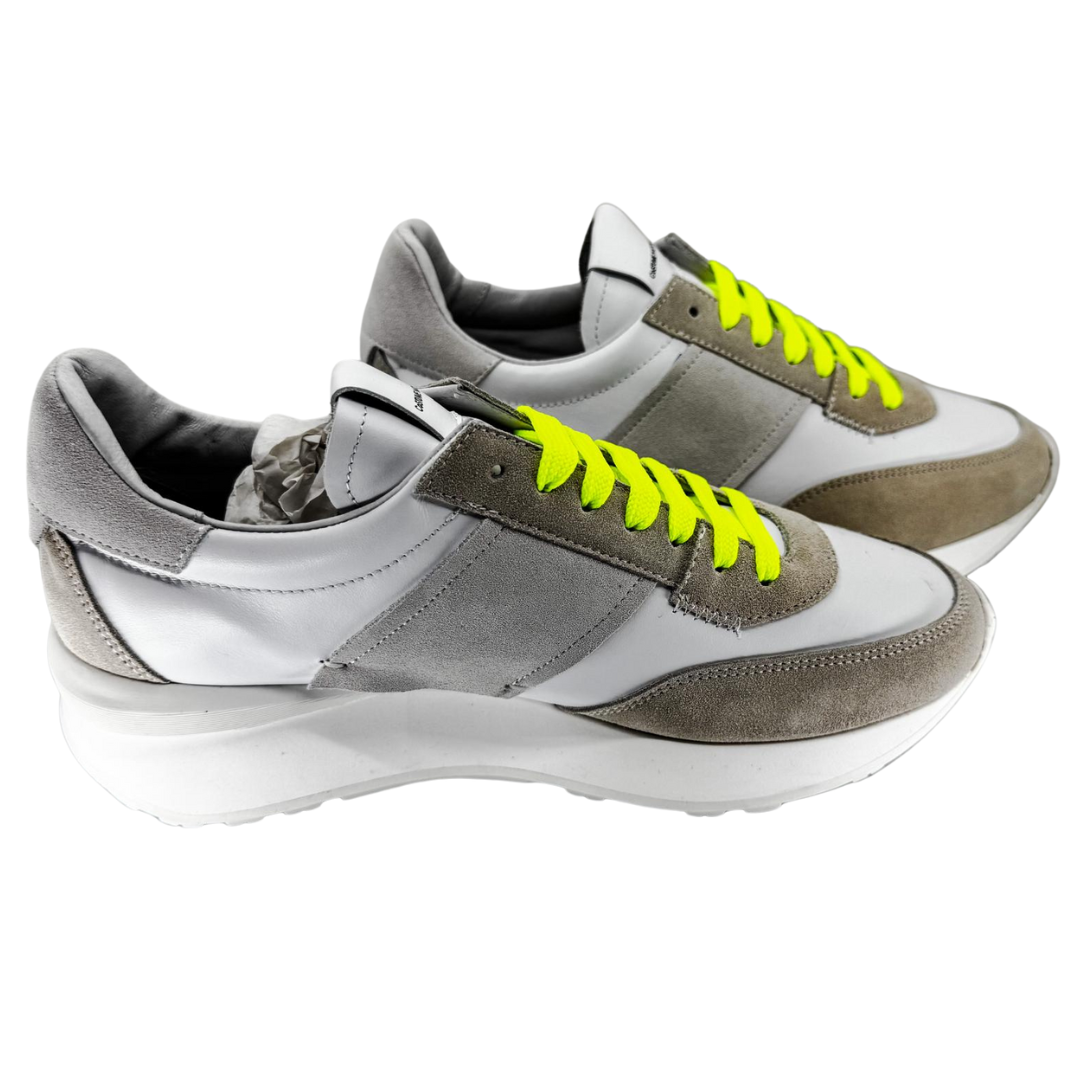 Zapatillas Deportivas de Cuero y Gamuza para Hombre