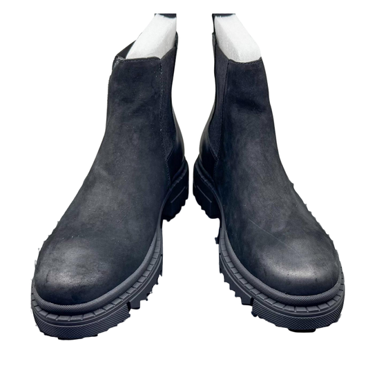 Botas de Cuero Negro para Hombre