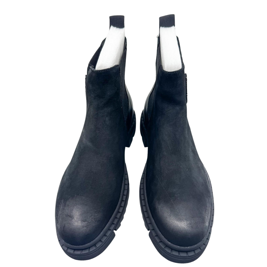 Botas de Cuero Negro para Hombre