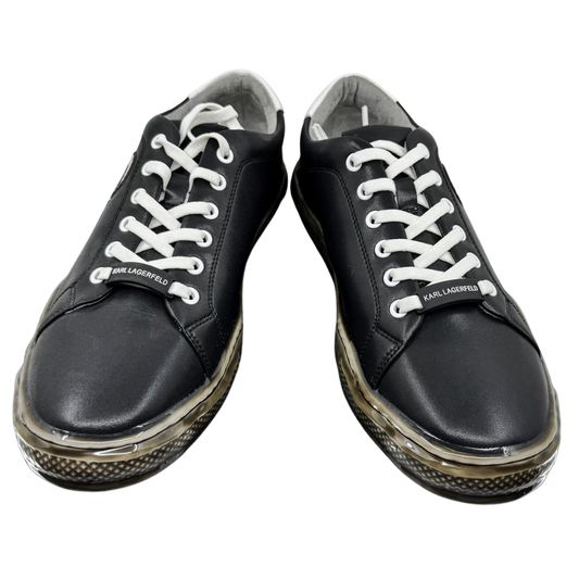 Zapatillas Bajas de Cuero con Logo de Goma para Hombre