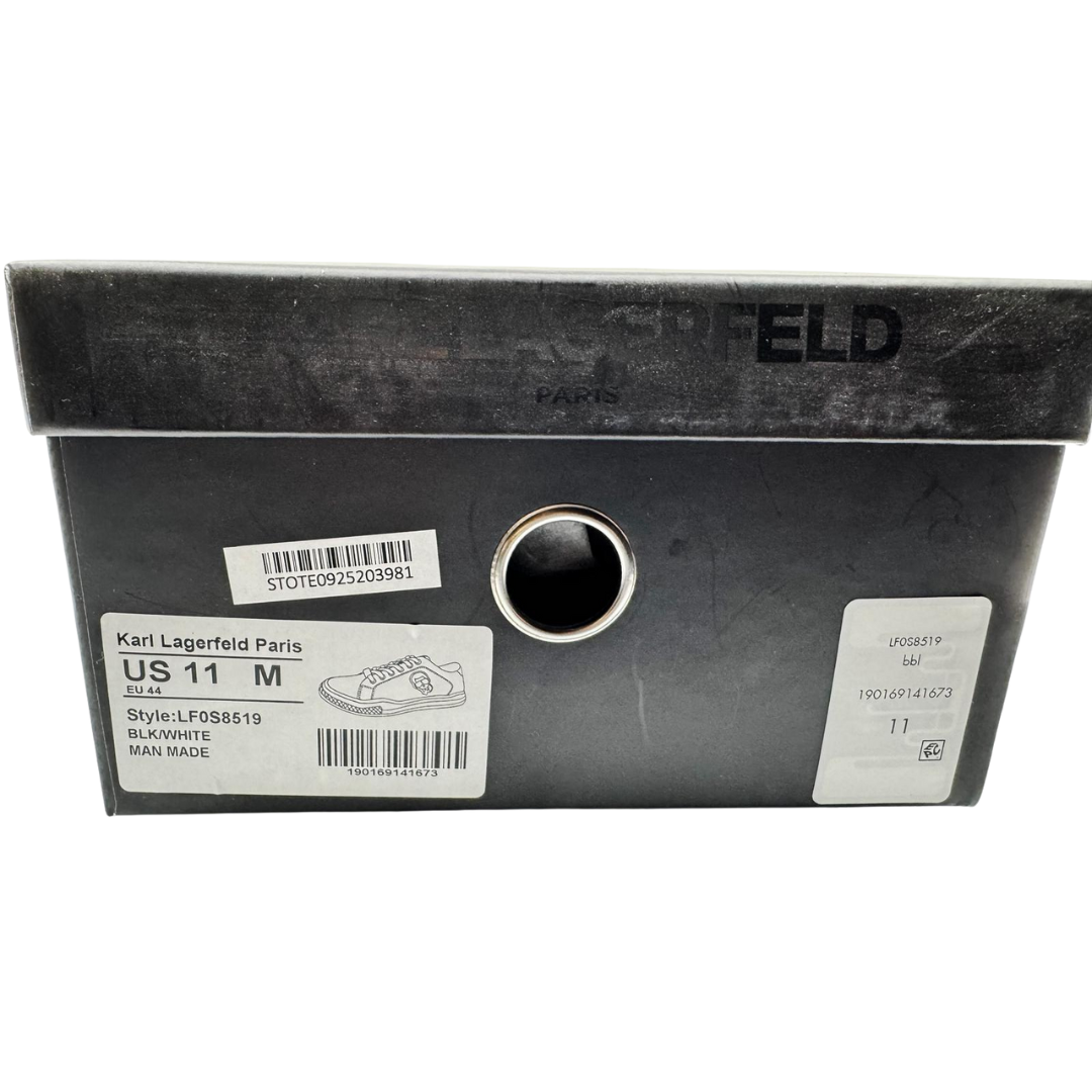 Zapatillas Bajas de Cuero con Logo de Goma para Hombre