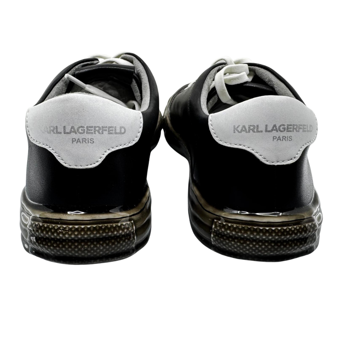 Zapatillas Bajas de Cuero con Logo de Goma para Hombre