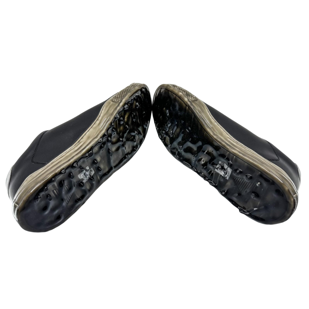 Zapatillas Bajas de Cuero con Logo de Goma para Hombre