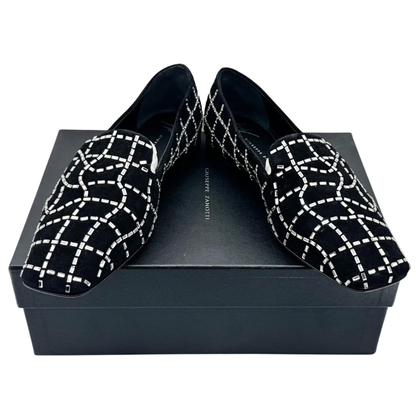 Mocasines de Terciopelo con Cristales para mujer