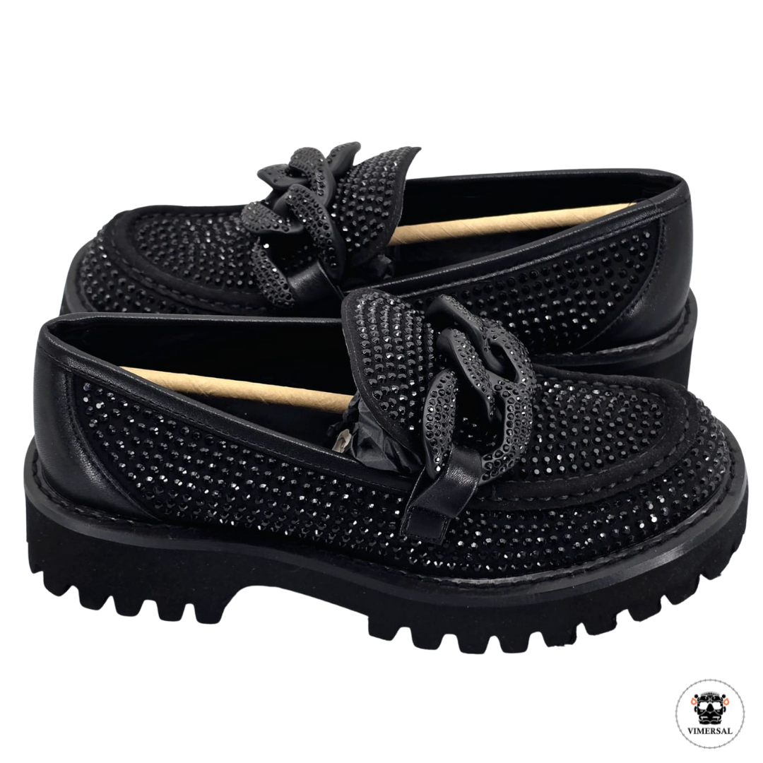 Mocasines Giana Plataforma de Cuero Karl Lagerfeld Paris