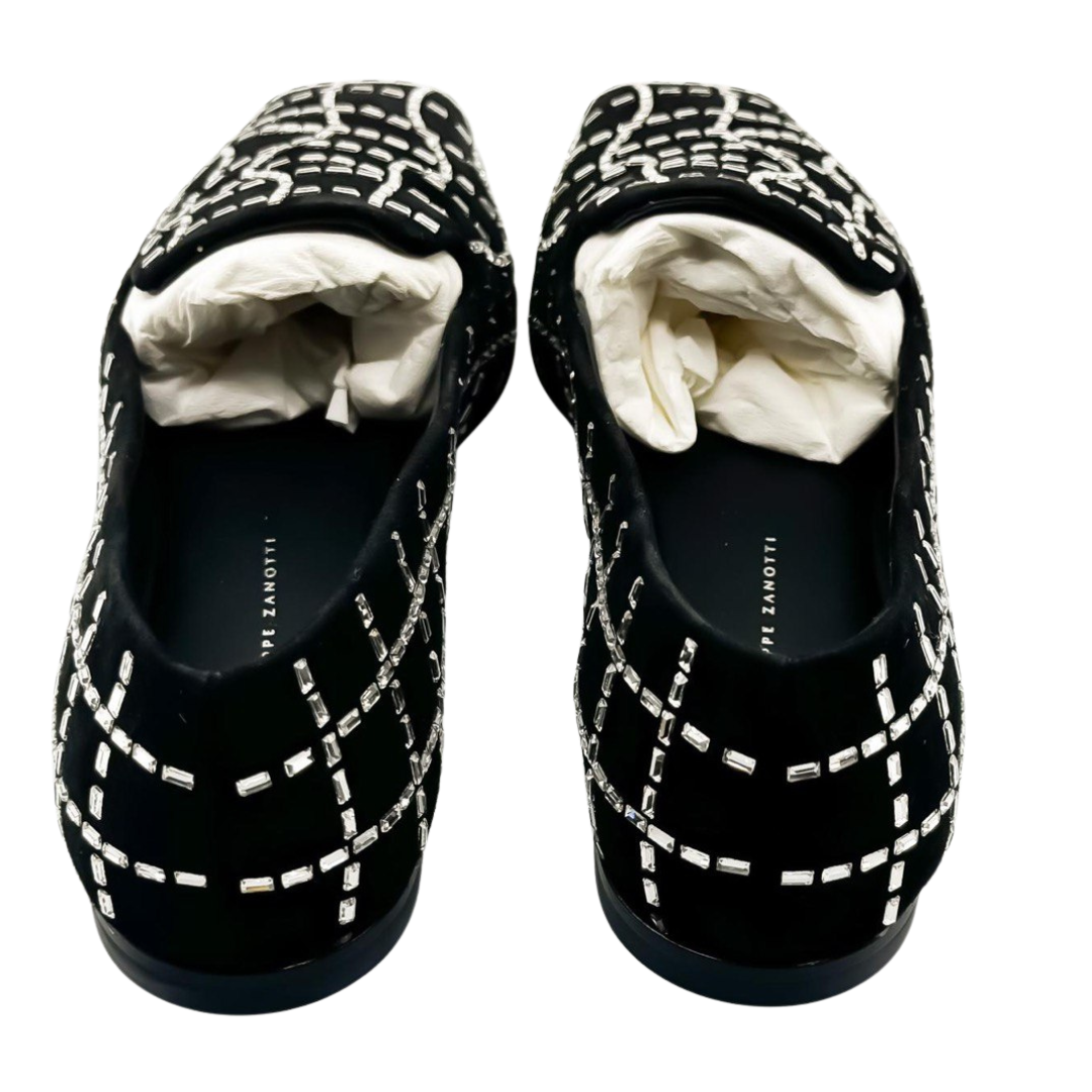 Mocasines de Terciopelo con Cristales para mujer