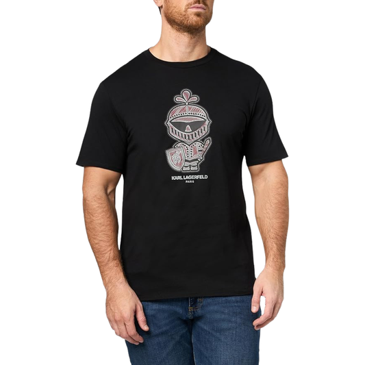 Camiseta de Corte Gráfico Karl Lagerfeld Paris