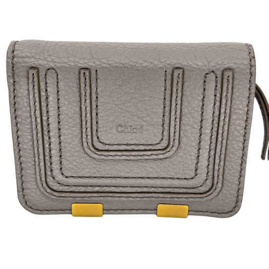 Billetera pequeña Marcie de Chloé en gris cachemir