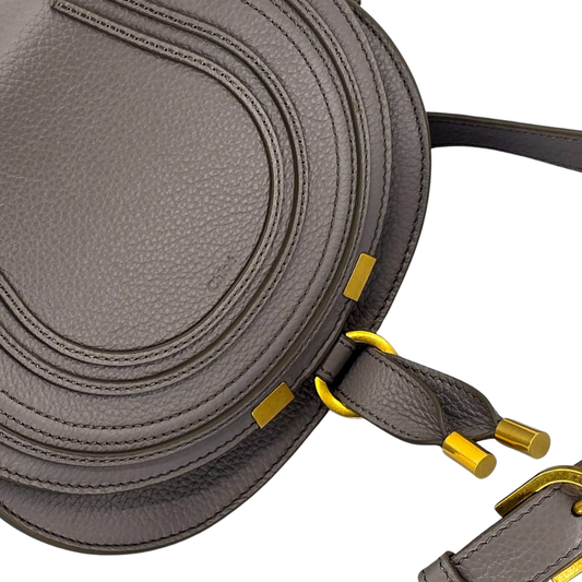 Bandolera  Pequeña Marcie Saddle de  Chloé en Cuero de Becerro