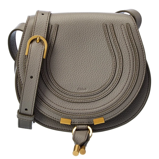Bandolera  Pequeña Marcie Saddle de  Chloé en Cuero de Becerro