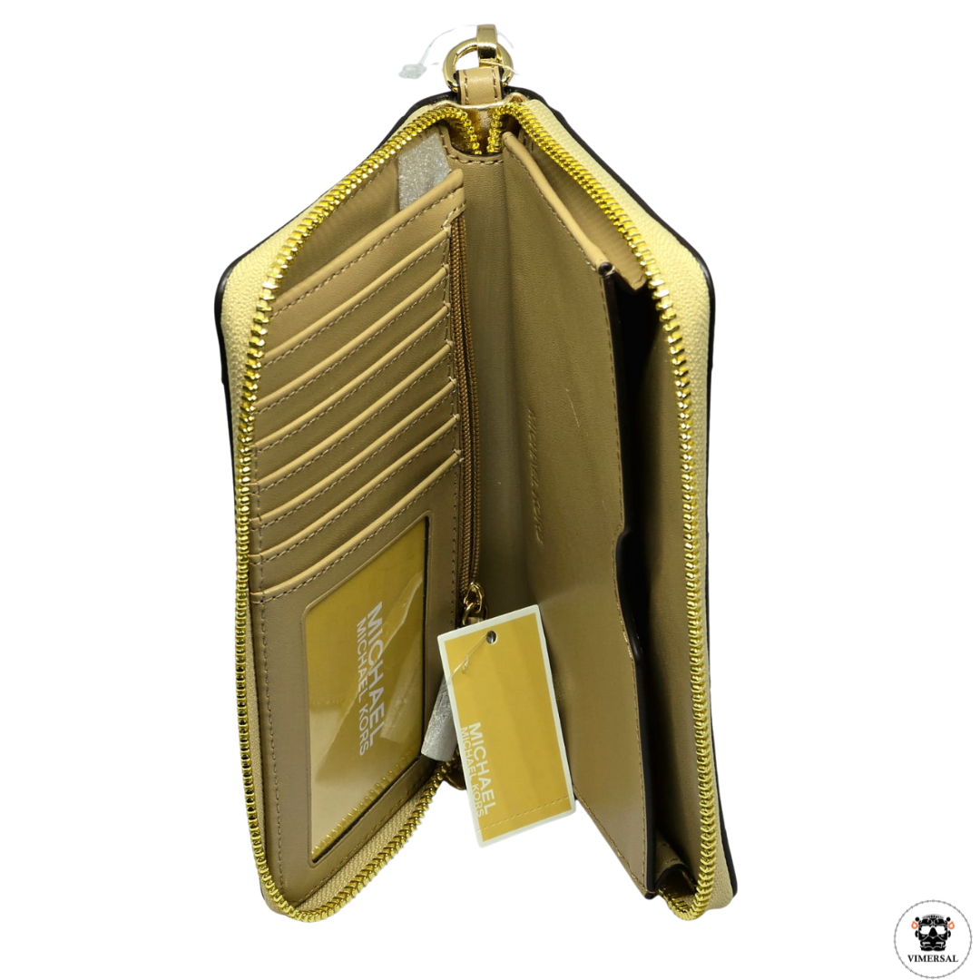 Cartera de Mano Metálica Michael Kors Jet Set