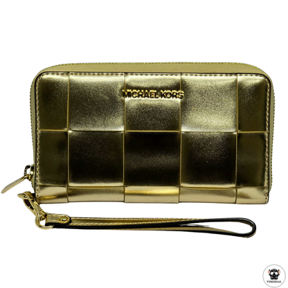 Cartera de Mano Metálica Michael Kors Jet Set