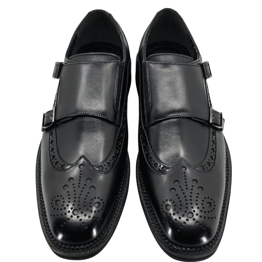 Zapatos de Cuero con Doble Hebilla  Karl Lagerfeld Paris.