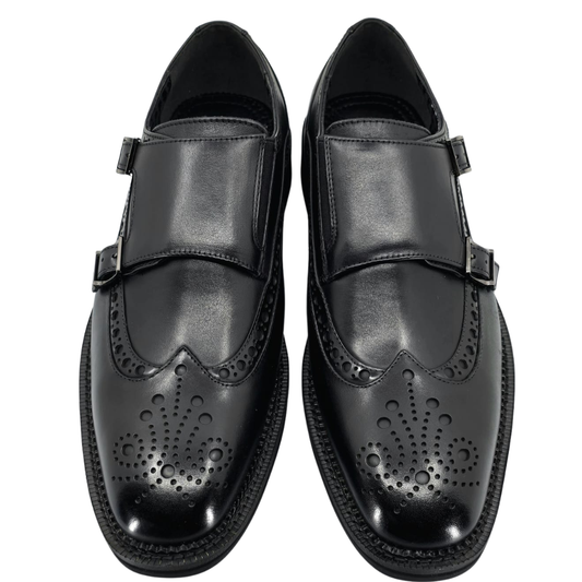 Zapatos de Cuero con Doble Hebilla  Karl Lagerfeld Paris.