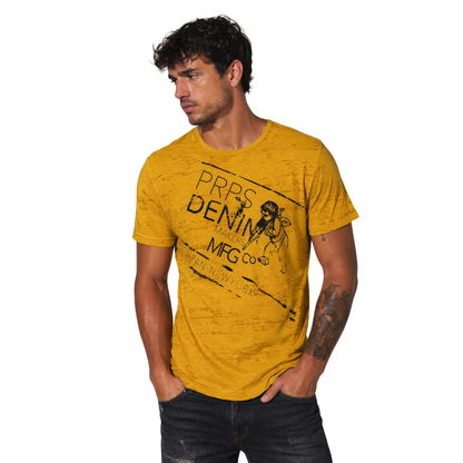 Camiseta de Algodón Nueva York Japón PRPS
