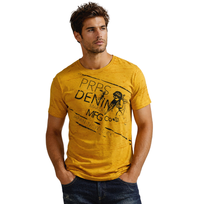 Camiseta de Algodón Nueva York Japón PRPS