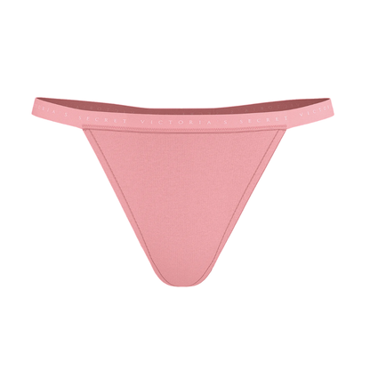 Tanga en V de Algodón Elástico Victoria's Secret