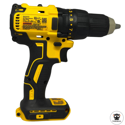 Taladro Atornillador Inalámbrico sin Escobillas (Brushless) de 20V MAX (DCD777) Seminuevo.