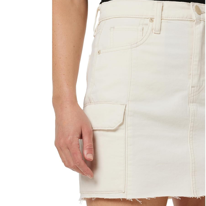 Falda Cargo Viper Color Blanco Hueso