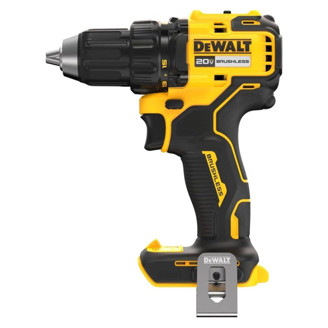 Taladro Atornillador Compacto Inalámbrico DEWALT, solo herramienta sin batería ni cargador (DCD793B)