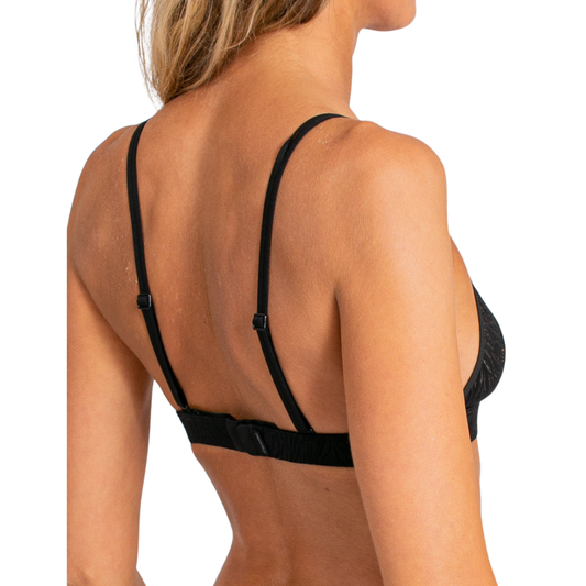 Sujetador Transparente Texturizado sin Relleno