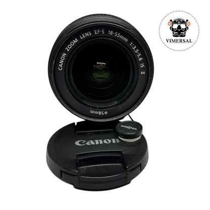 Lente Canon 18-55mm EFS f/3.5-5.6 IS II Seminuevo