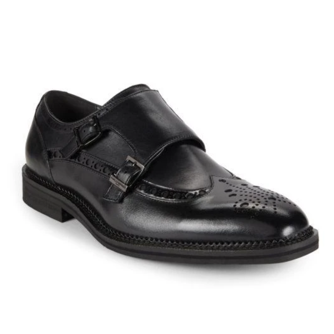 Zapatos de Cuero con Doble Hebilla  Karl Lagerfeld Paris.